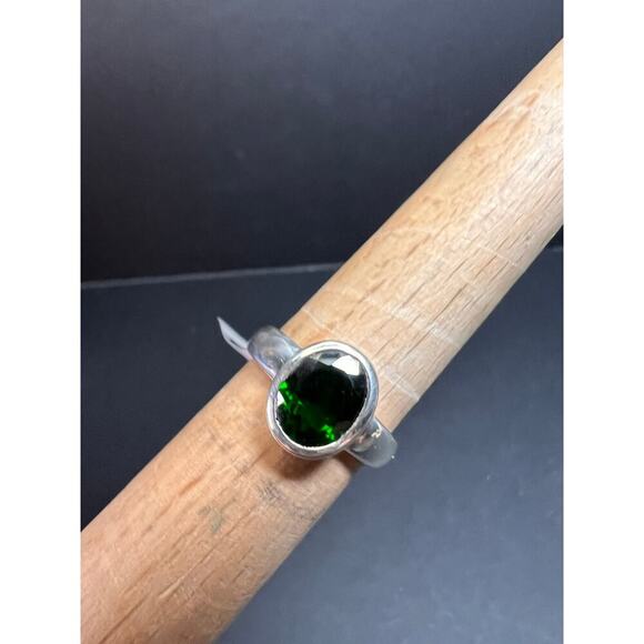 NEW Chrome tourmaline sterling silver ring size 7.5 - Picture 14 of 16